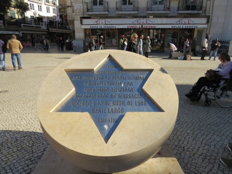 Memorial to Lisbon Massacre of New Christians in 1506