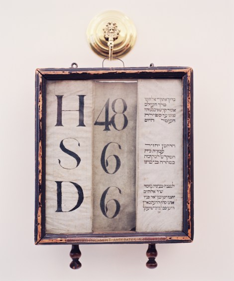 Sefirat Ha'Omer Counter - Shearith Israel 1730