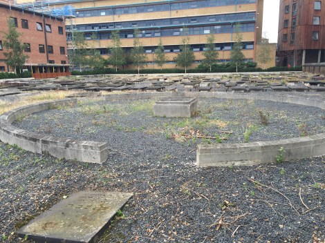 Site of German WWII Bomb Blast at Novo Cemetery, London 