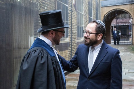 13.12.2015 Images from a double Induction Ceremony for the Spanish and Portuguese Jews Congregation, held at Bevis Marks Synagogue, London. (C) Blake Ezra Photography 2015.